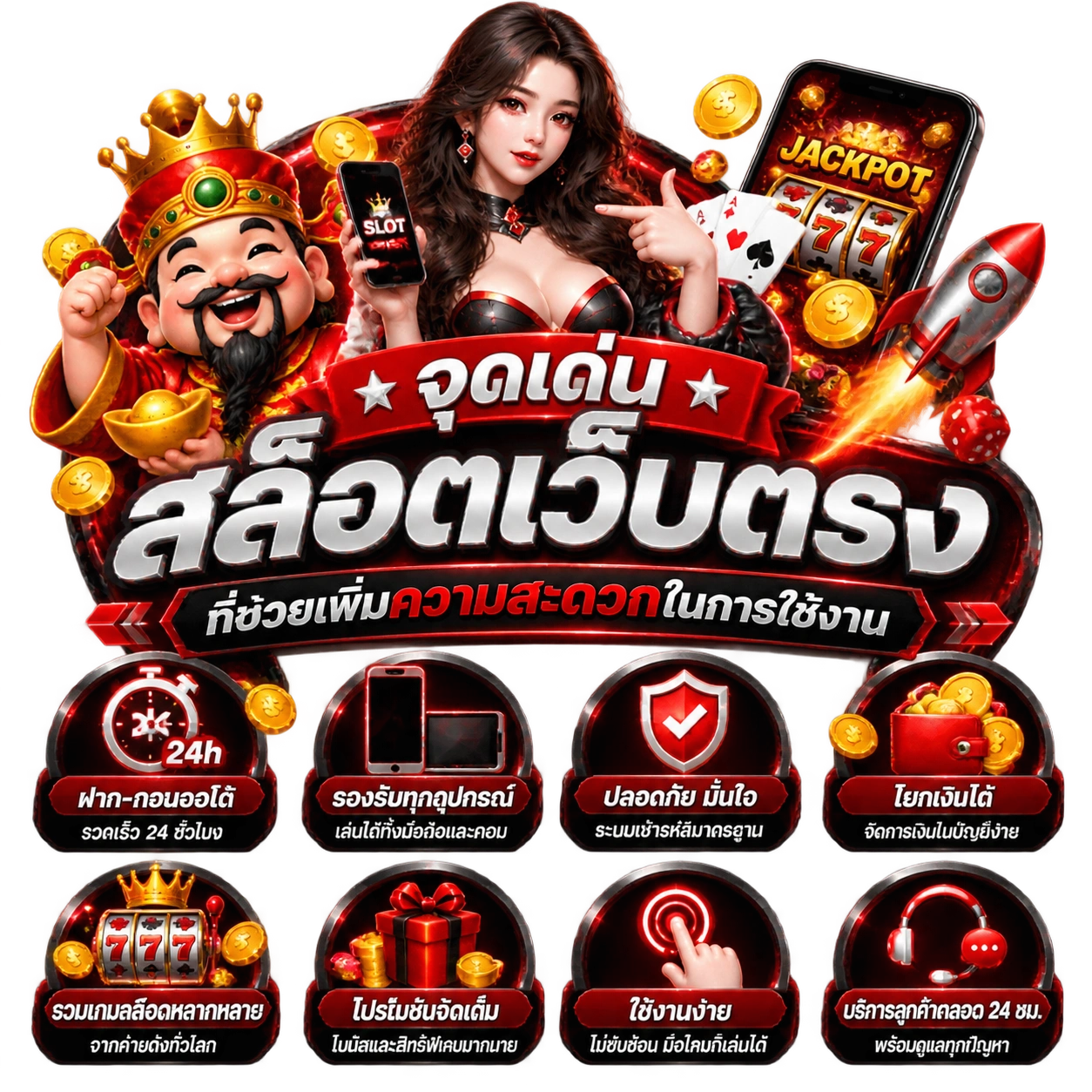 จุดเด่น สล็อตเว็บตรง ที่ช่วยเพิ่มความสะดวกในการใช้งาน